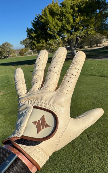NCW/Red Rooster Golf Tan & Brown Glove