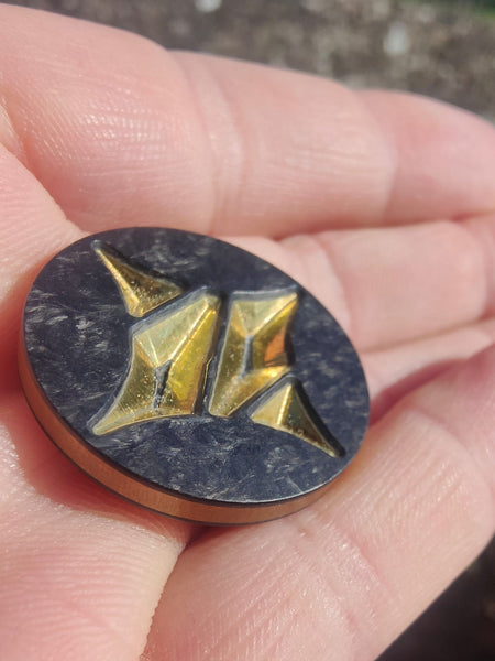 Carbon and Brass Sandwich Ball Marker