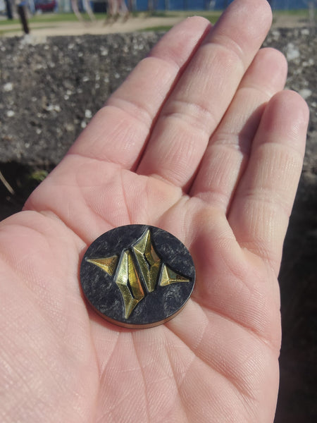 Carbon and Brass Sandwich Ball Marker