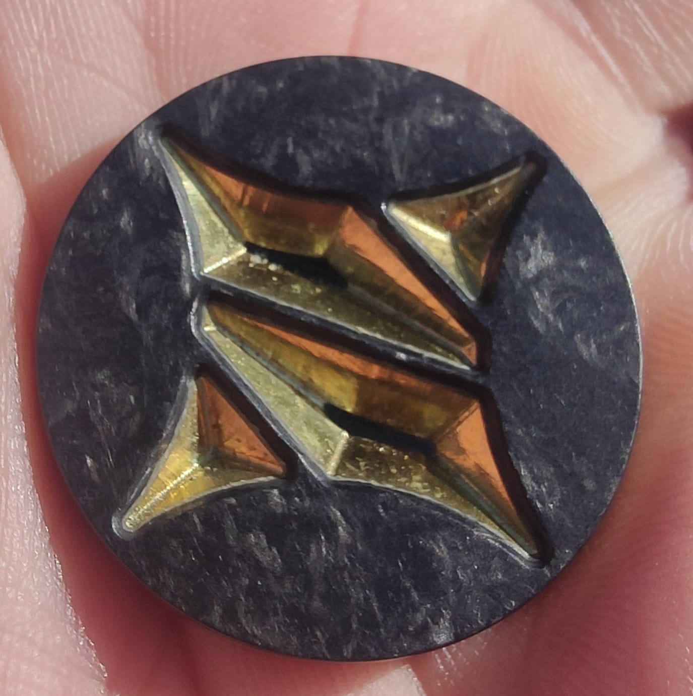Carbon and Brass Sandwich Ball Marker