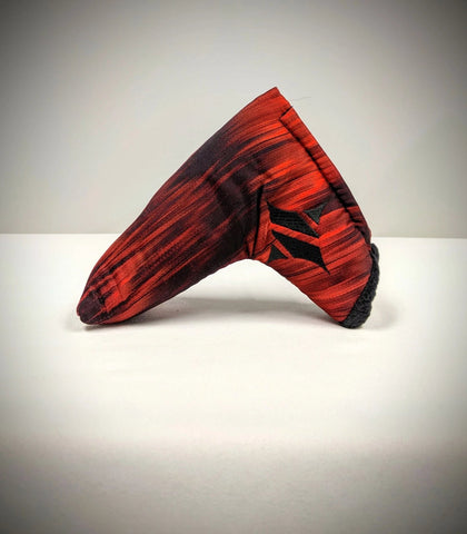 Silk Blade Putter Cover - Red/Black