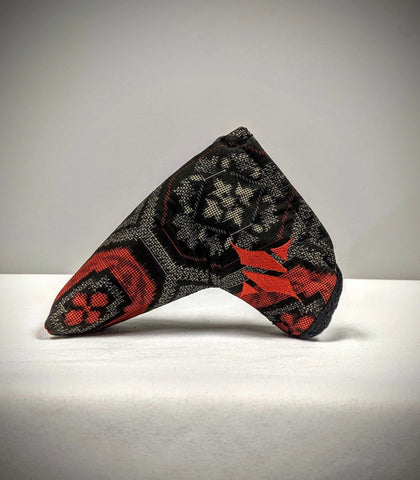 Silk Blade Putter Cover - Black/Red